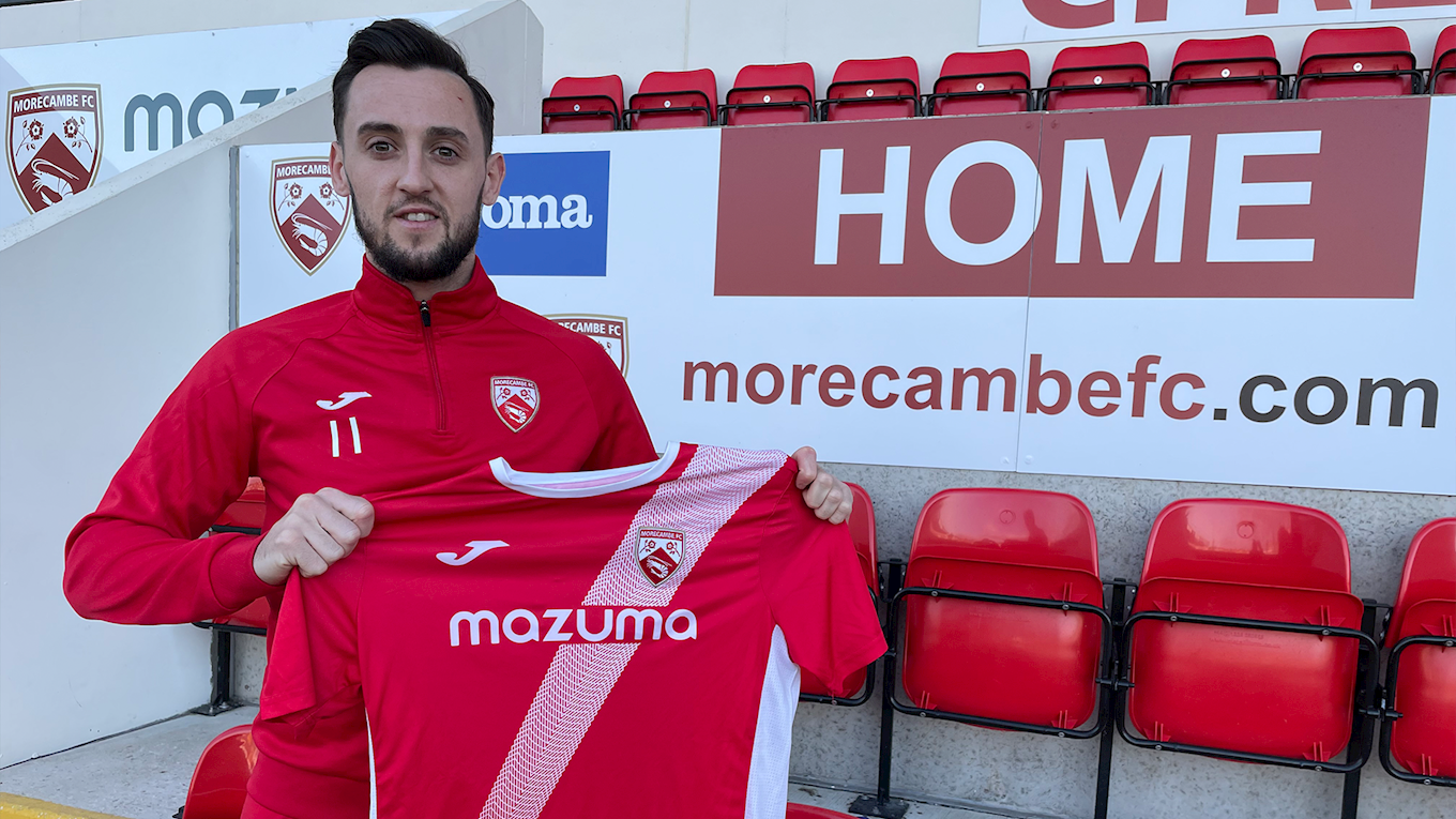Dylan Connolly signs on Deadline Day! - News - Morecambe